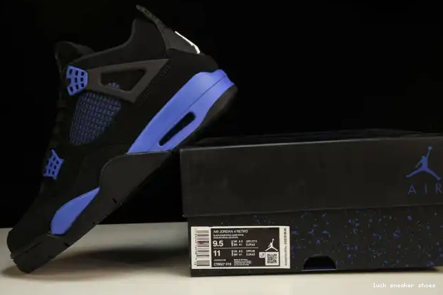 Cheap LUCY CT8527-018 4 Jordan Royal Black Retro Game 0418